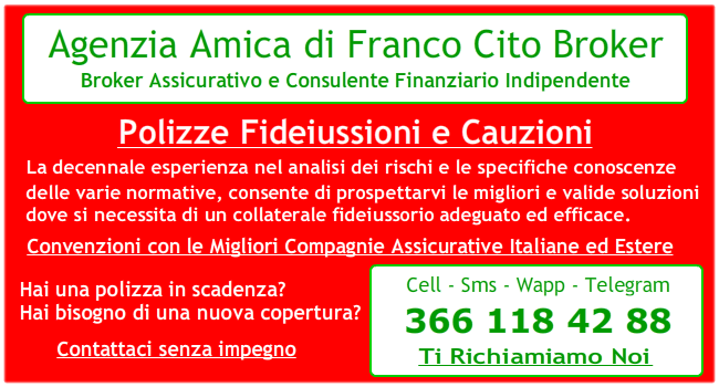 Fideiussioni e Cauzioni
